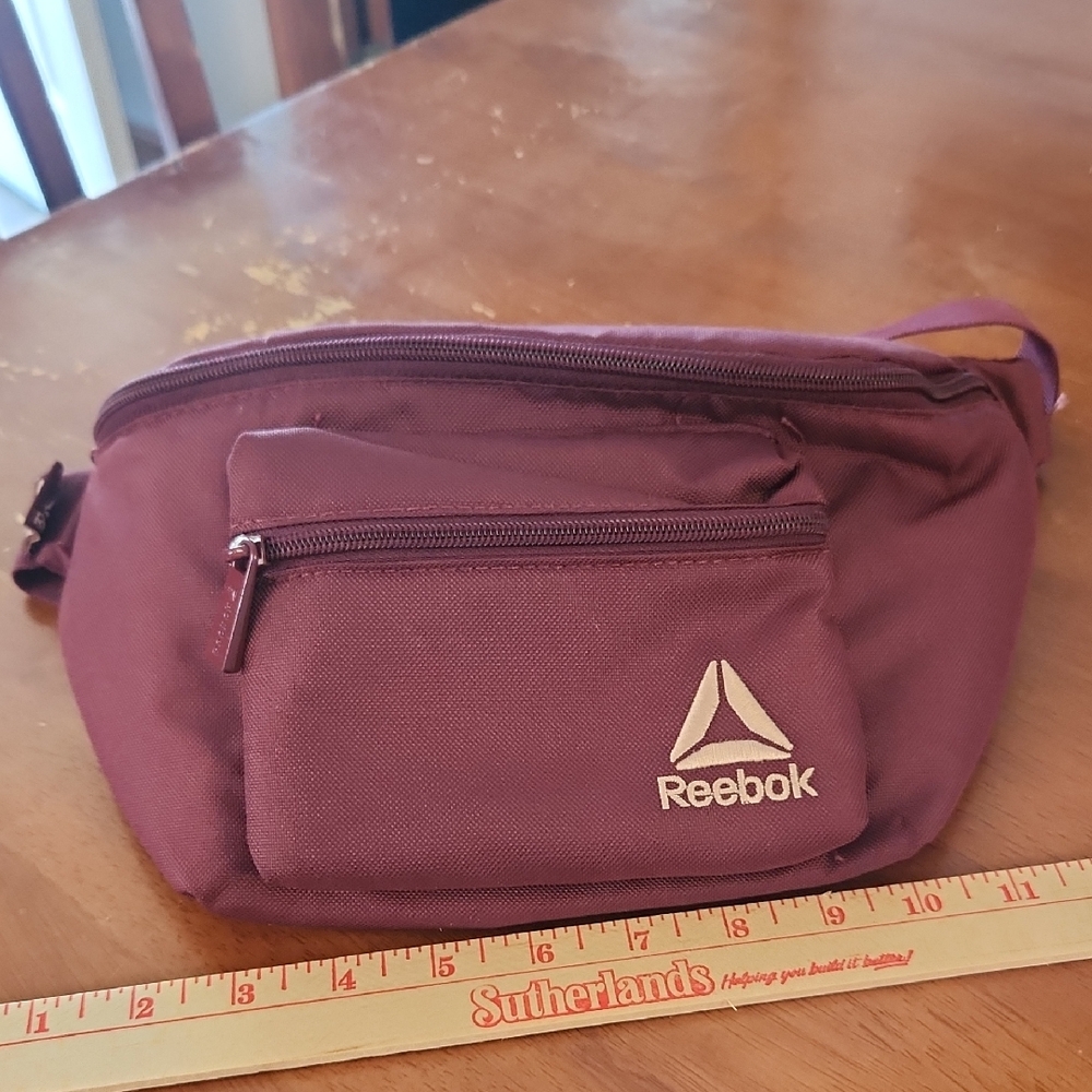 Reebok Maroon Belt Bag